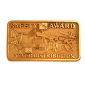 Solid Brass Gold Plated Belt Buckle